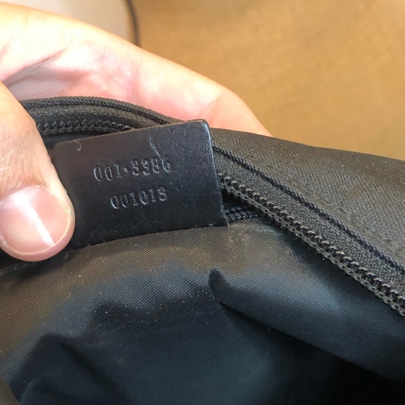 Gucci Vintage Leather-trimmed Handle Nylon Bag - Picture 5 of 7